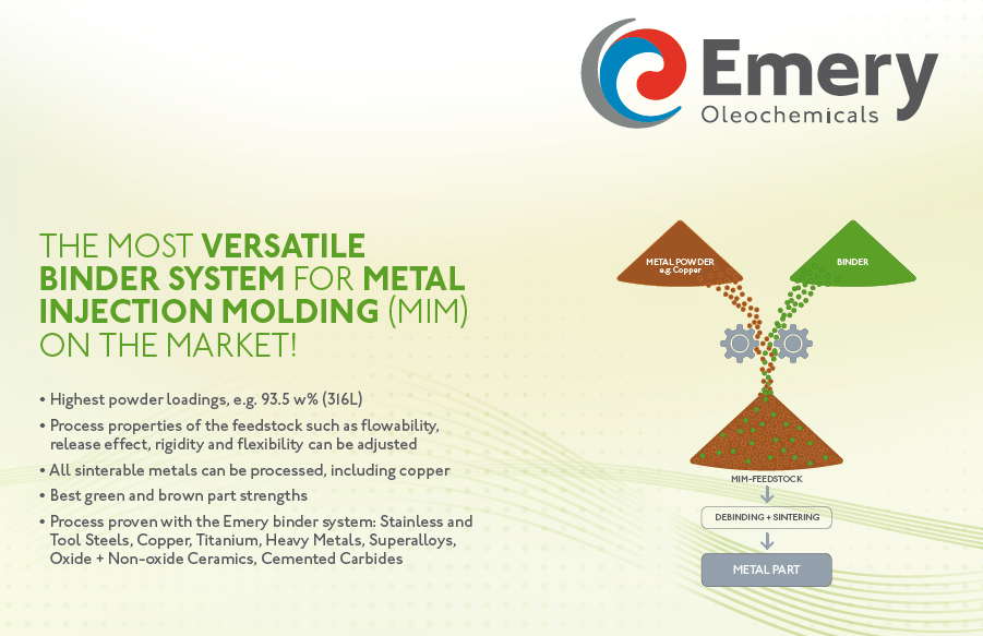 Emery Oleochemicals to Showcase Unique Binder System at Euro PM2024